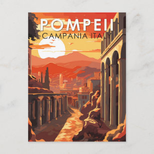 Postal Pompeya Campania Italia Viaje al arte