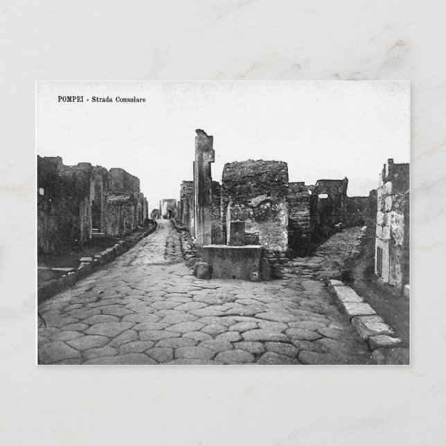 Postal Pompeya, encrucijada en la ciudad (Anverso)