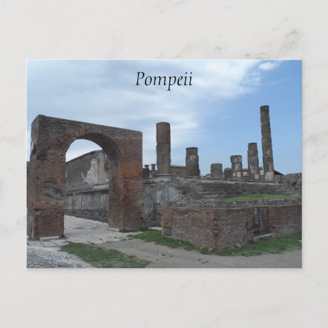 Postal Pompeya (Italia) (Anverso)