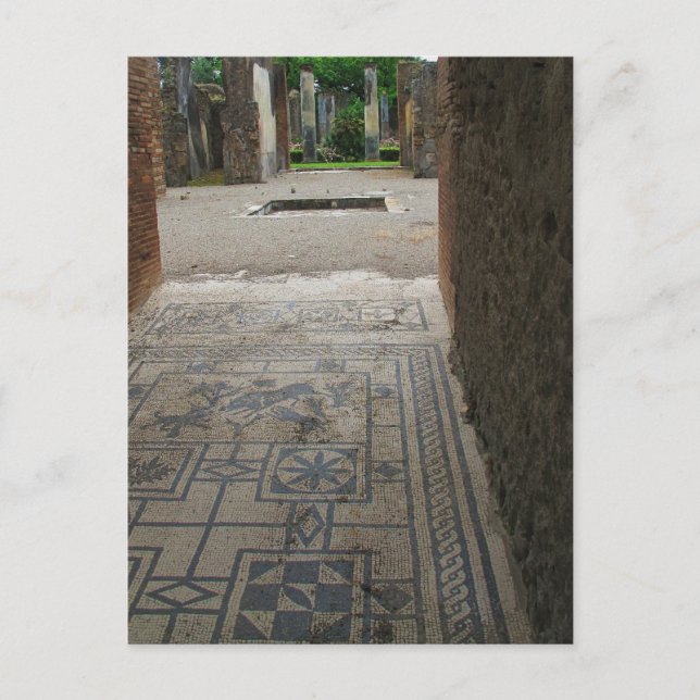 Postal Pompeya Mosaic Floor (Anverso)