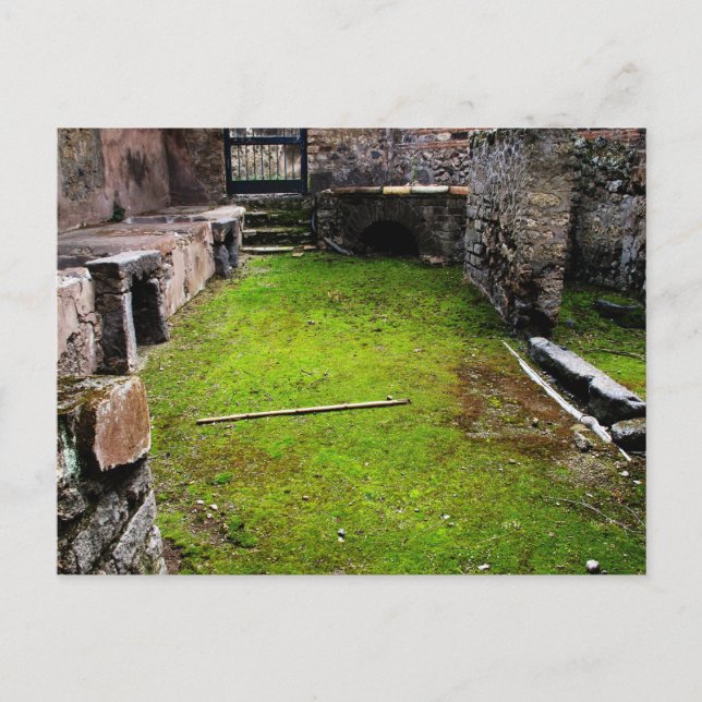 Postal Pompeya - Ruinas de una casa (Anverso)