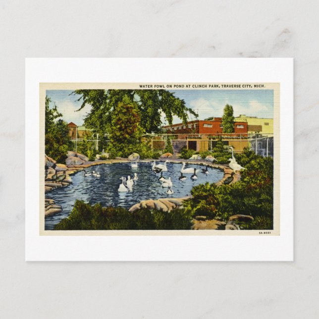 Postal Pond at Clinch Park Traverse City, Michigan (Anverso)