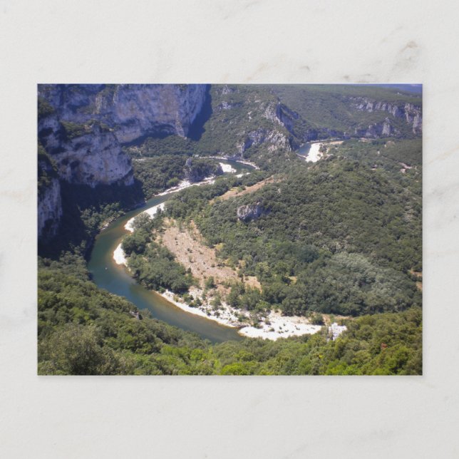 Postal Pond Dark Ardéche France (Anverso)