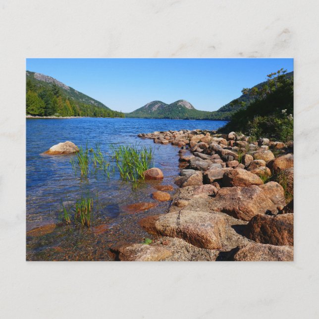Postal Pond II Jordano en el Parque Nacional de Acadia (Anverso)