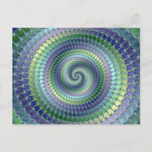 Postal Ponderación - Fractal (Anverso)