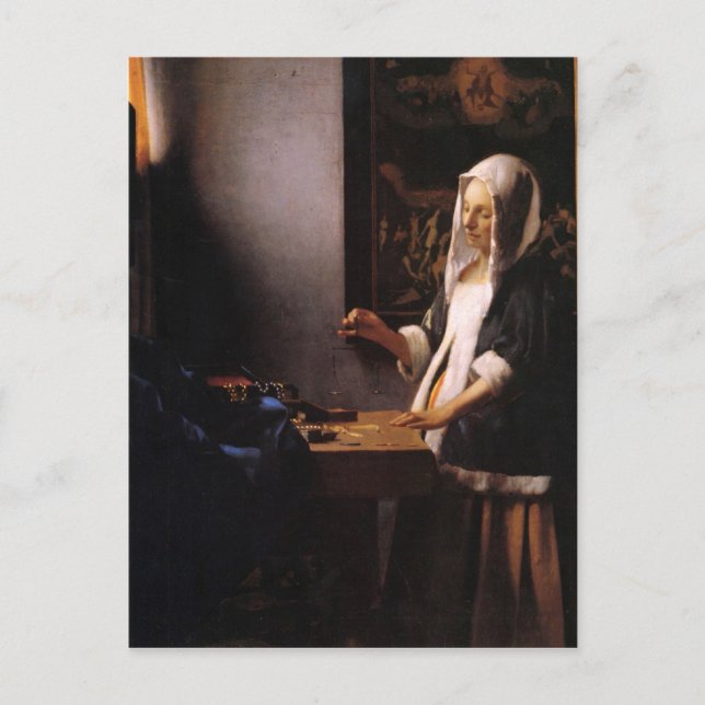 Postal Ponencias de Johannes Vermeer (Anverso)
