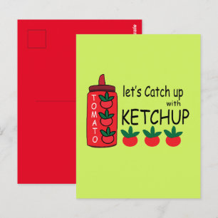 Postal Pongámonos al día con kétchup 