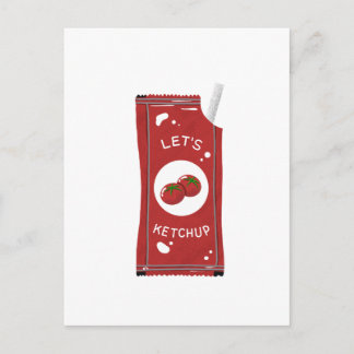 Postal Pongámonos al día Saludo de Let's Ketchup