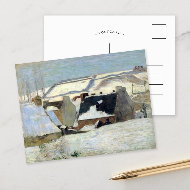 Postal Pont-Aven bajo la nieve | Paul Gauguin (Subido por el creador)