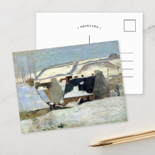 Postal Pont-Aven Under the Snow   Paul Gauguin