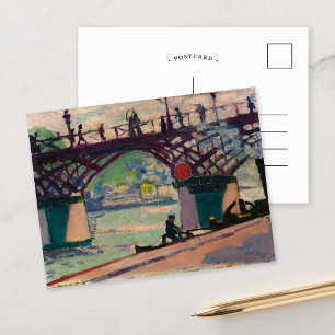 Postal Pont Des Arts Henry Lyman SaŪen