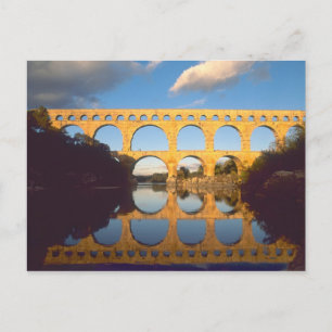 Postal Pont du Gard, río Gardon, Gard, Languedoc,