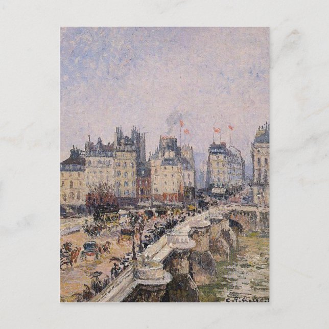 Postal Pont Neuf 2 de Camille Pissarro (Anverso)