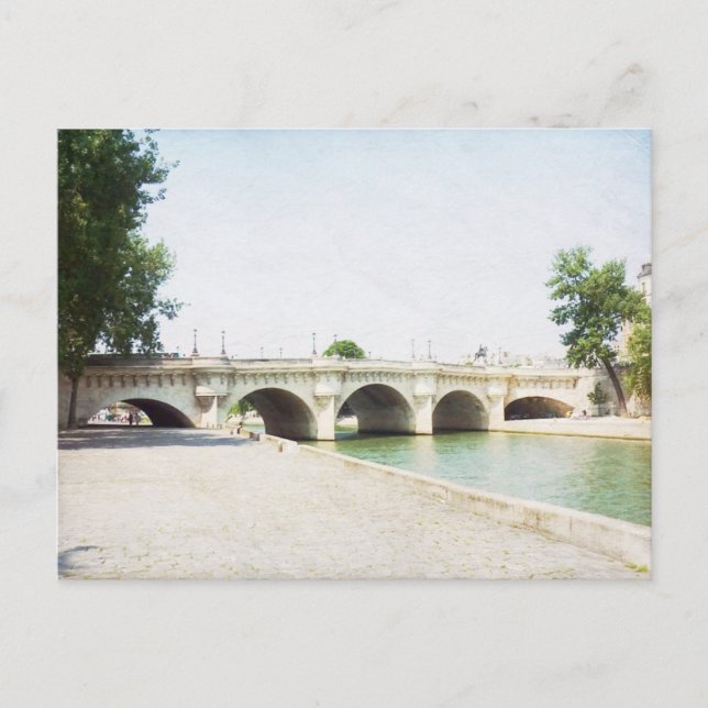 Postal Pont Neuf (París) (Anverso)