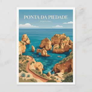 Postal Ponta da Piedade Lagos Portugal