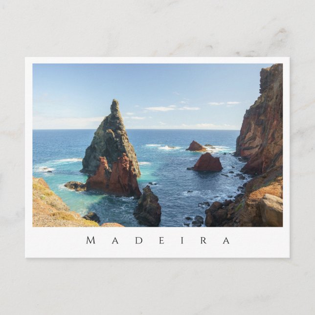 Postal Ponta de São Lourenço, modern Madeira photo (Anverso)