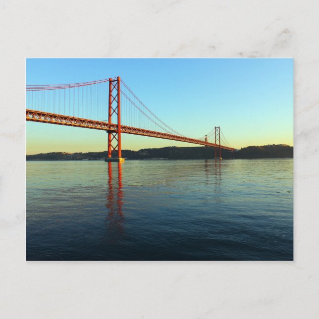 Postal Ponte 25 de abril, LIsboa (Portugal) (Anverso)