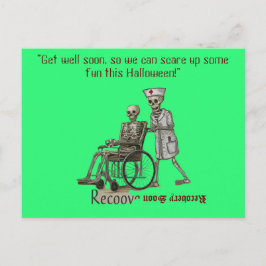 Postal "Ponte bien pronto, para que podamos asustar un po