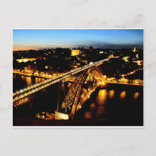 Postal Ponte - puente Luís I _ Oporto - Portugal