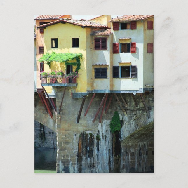 Postal Ponte Vecchio (Anverso)