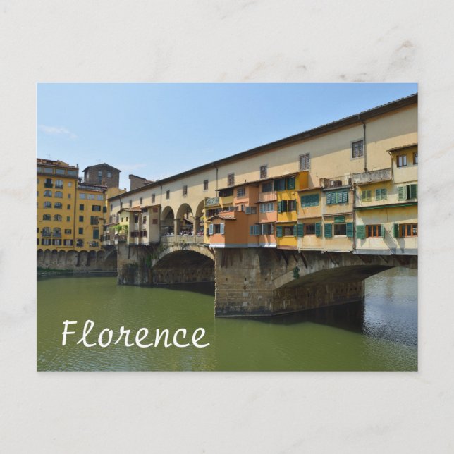 Postal Ponte Vecchio (Anverso)