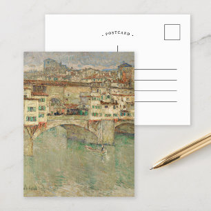 Postal Ponte Vecchio   Childe Hassam