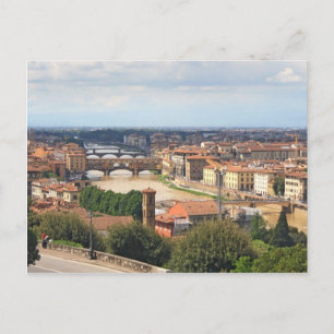 Postal Ponte Vecchio de Florencia