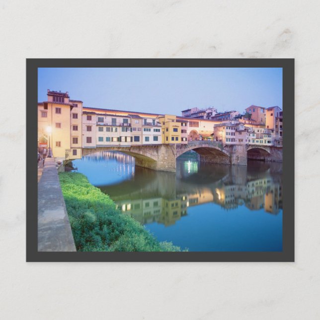 Postal Ponte Vecchio Florence Italia (Anverso)