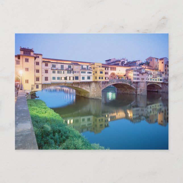 Postal Ponte Vecchio Florence Italia (Anverso)