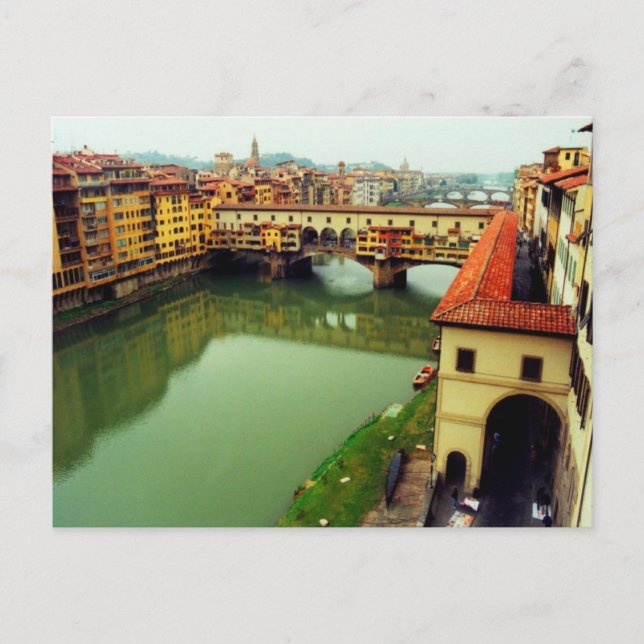 Postal Ponte Vecchio - Florencia (Anverso)