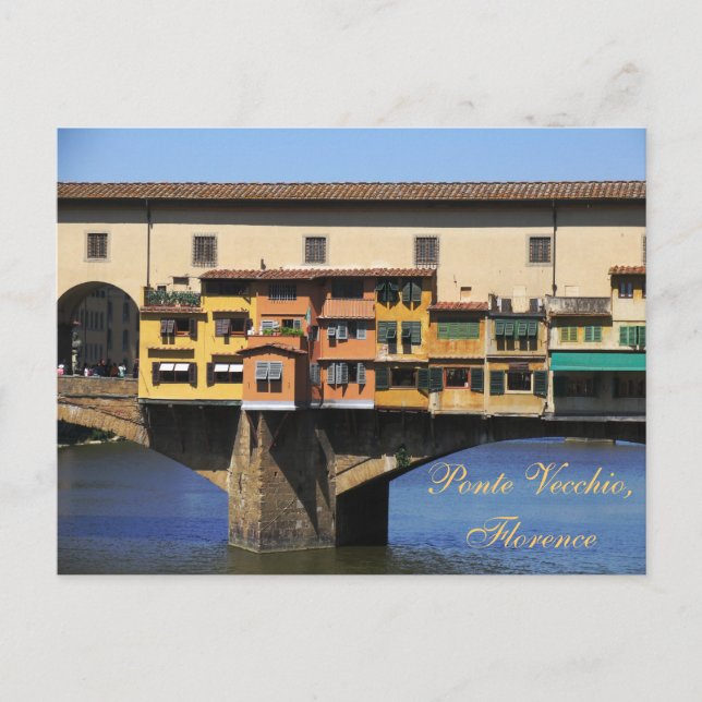 Postal Ponte Vecchio, Florencia (Anverso)