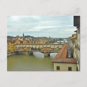 Postal Ponte Vecchio - Florencia, Italia