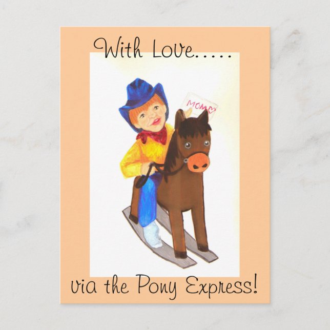 Postal Pony Express (Anverso)