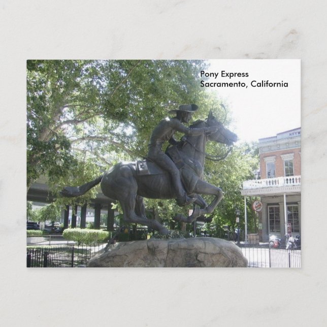 Postal Pony Express (Anverso)