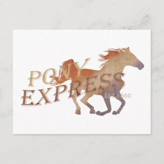 Postal Pony Express Vintage