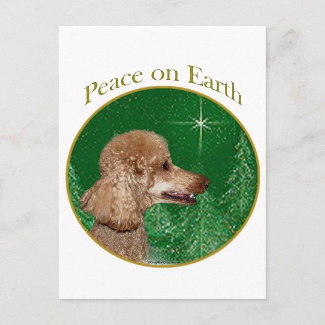 Postal Poodle Peace (Anverso)