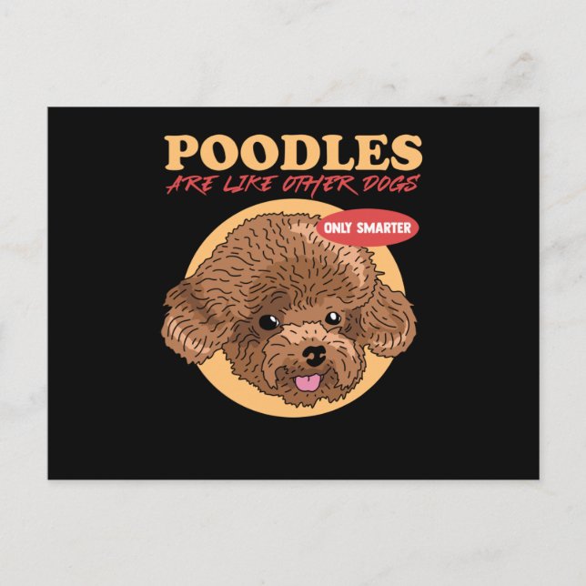 Postal Poodles Are Smarter Dog Owner Poodle (Anverso)