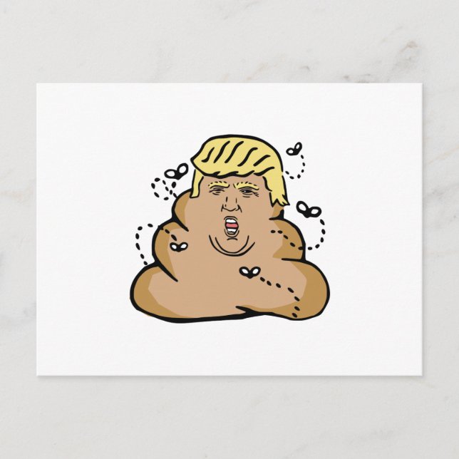 Postal poop donald trump (Anverso)