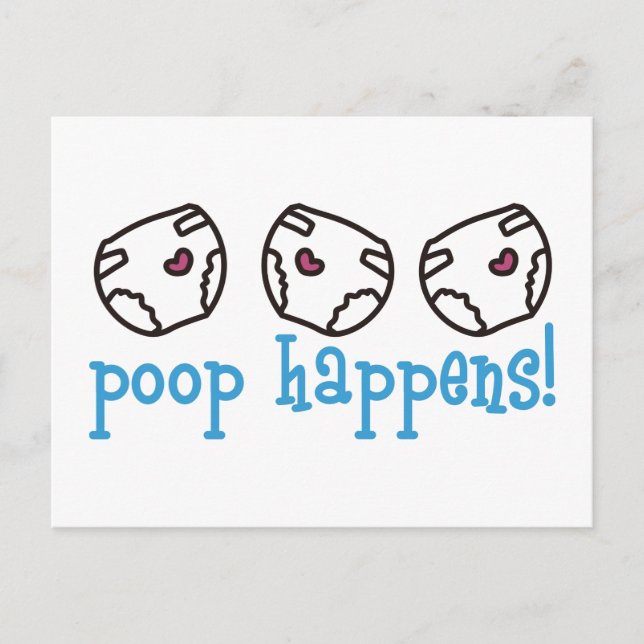 Postal Poop Happens (Anverso)