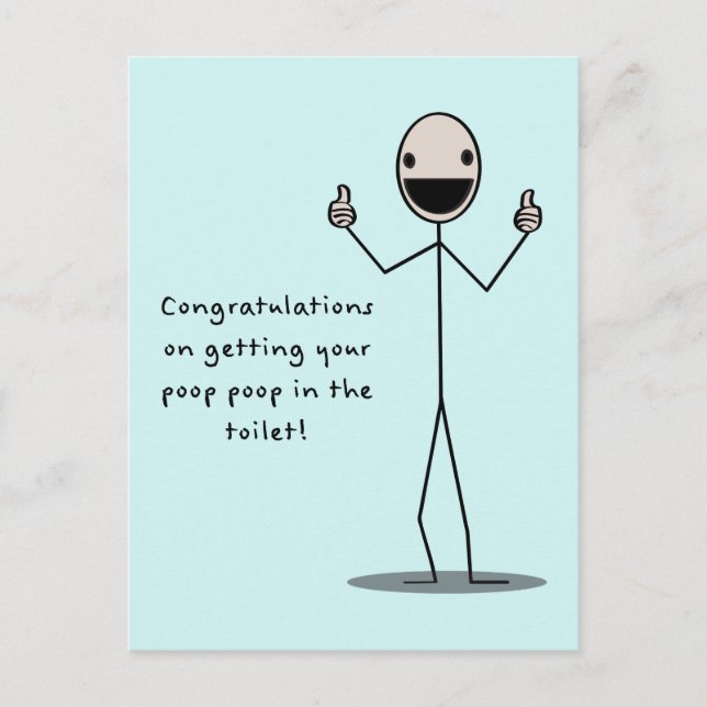 Postal Poop In The Toilet (Anverso)