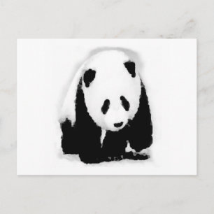 Postal Pop Art Baby Panda