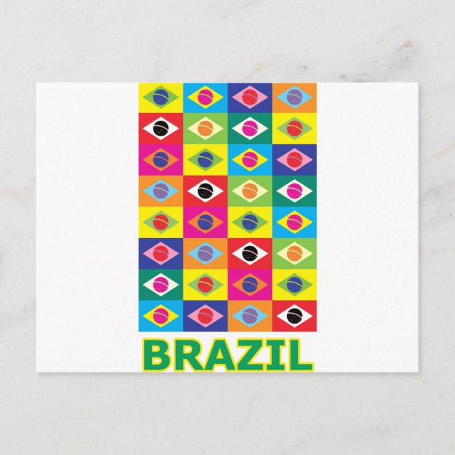 Postal Pop Art Brazil (Anverso)