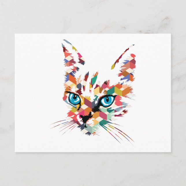 POSTAL POP ART CAT (Anverso)