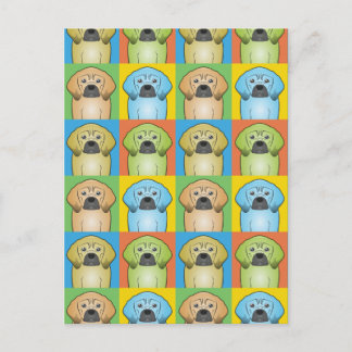 Postal Pop-Art de Personalizado de perro malabarista