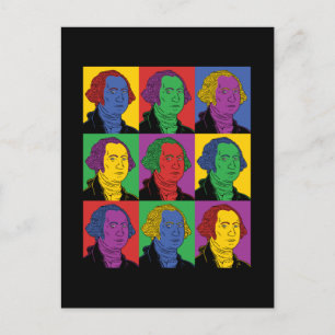 Postal Pop Art George Washington