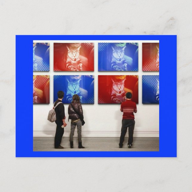 Postal Pop Art Indigo (Anverso)