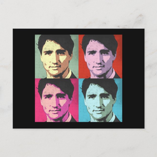 Postal Pop Art Justin Trudeau - Tamaño completo -.png (Anverso)
