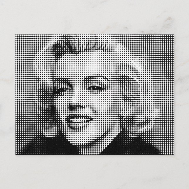 Postal Pop Art Marilyn (Anverso)