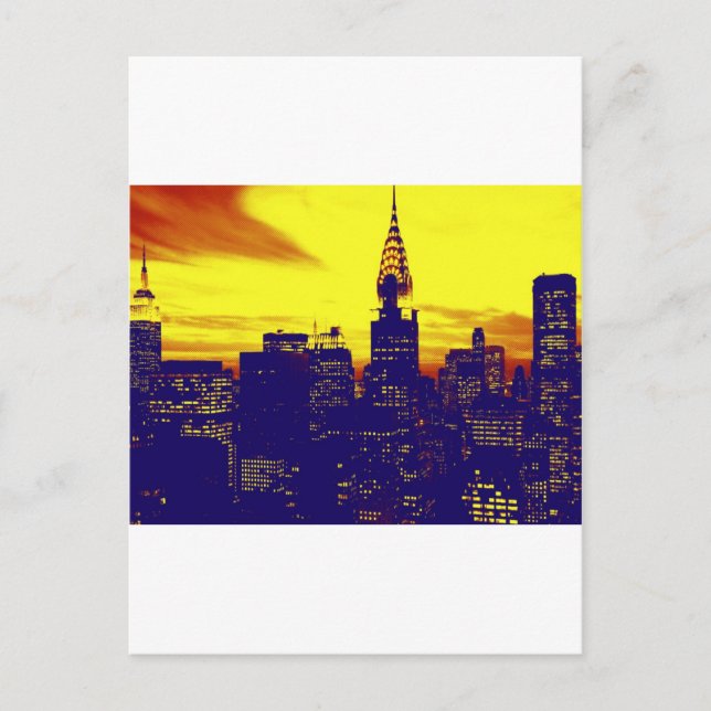 Postal Pop Art New York (Anverso)