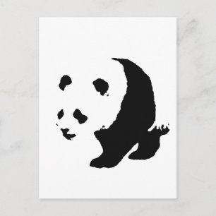Postal Pop Art Panda